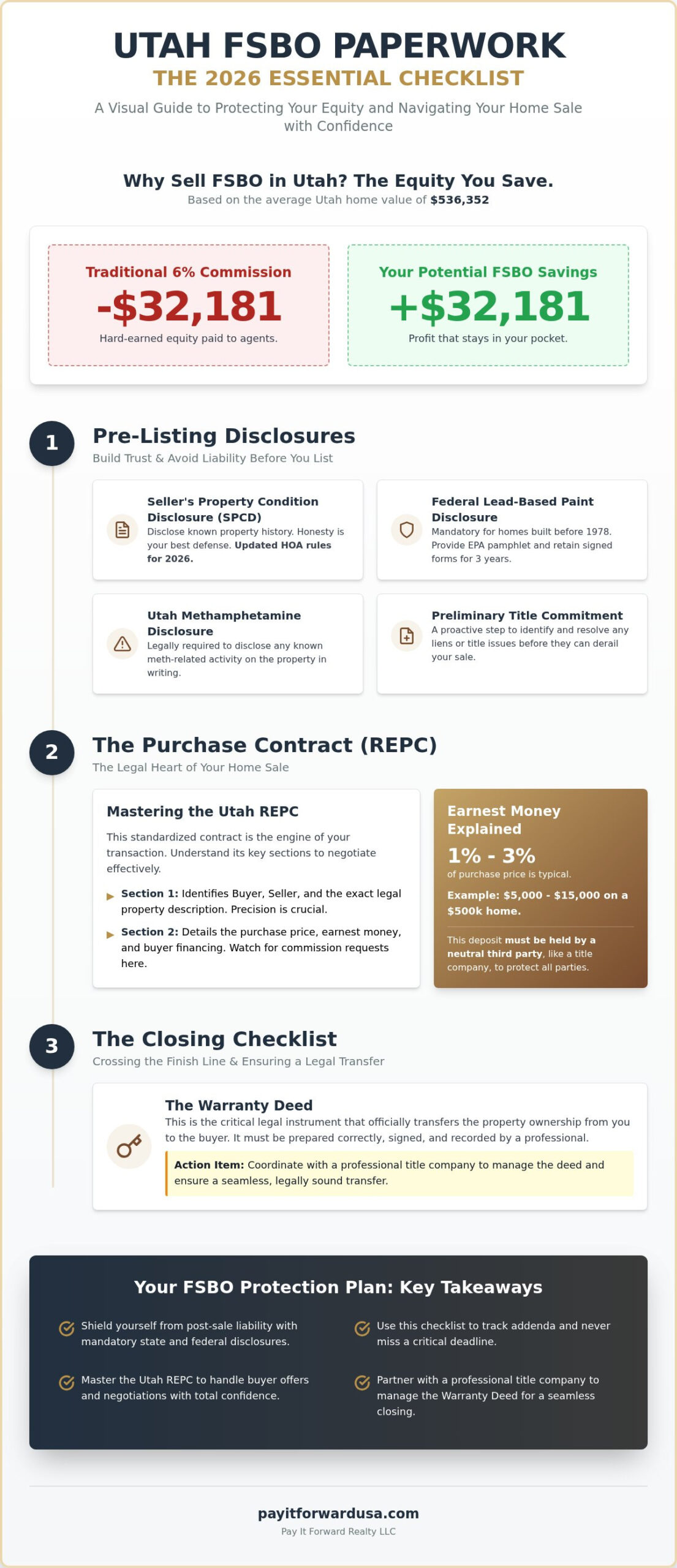 FSBO Paperwork Checklist Utah: The Ultimate 2026 Seller’s Guide